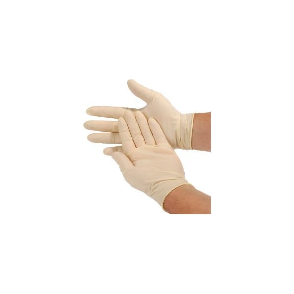 Seidman Associates Safety Zone Industrial Grade Latex Gloves, Powder-Free, M, White, 100/Box, GRPR-MD-1-T GRPR-MD-1-T - main